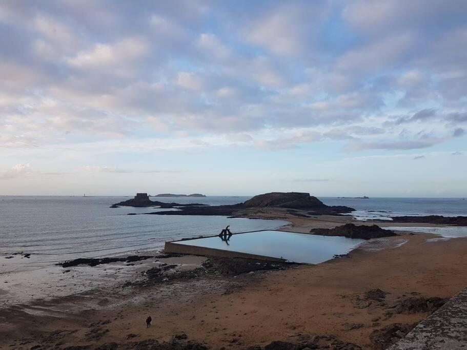 Vue Mer Pour Une Escale En Baie Du Mt-St-Michel Cherrueix ภายนอก รูปภาพ