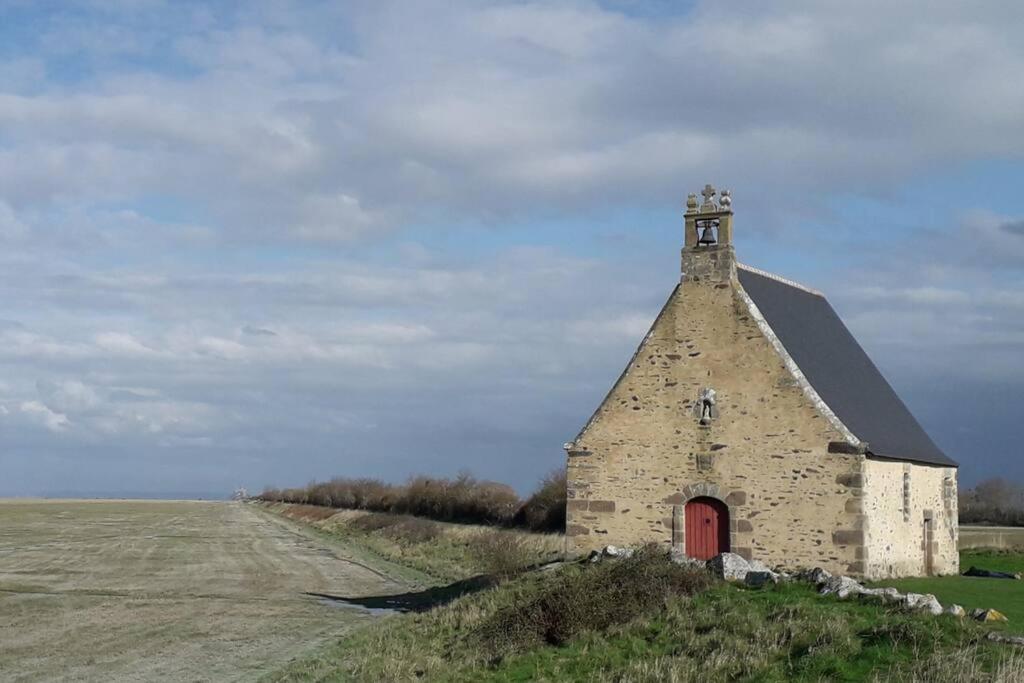 Vue Mer Pour Une Escale En Baie Du Mt-St-Michel Cherrueix ภายนอก รูปภาพ
