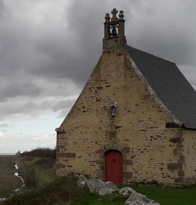 Vue Mer Pour Une Escale En Baie Du Mt-St-Michel Cherrueix ภายนอก รูปภาพ